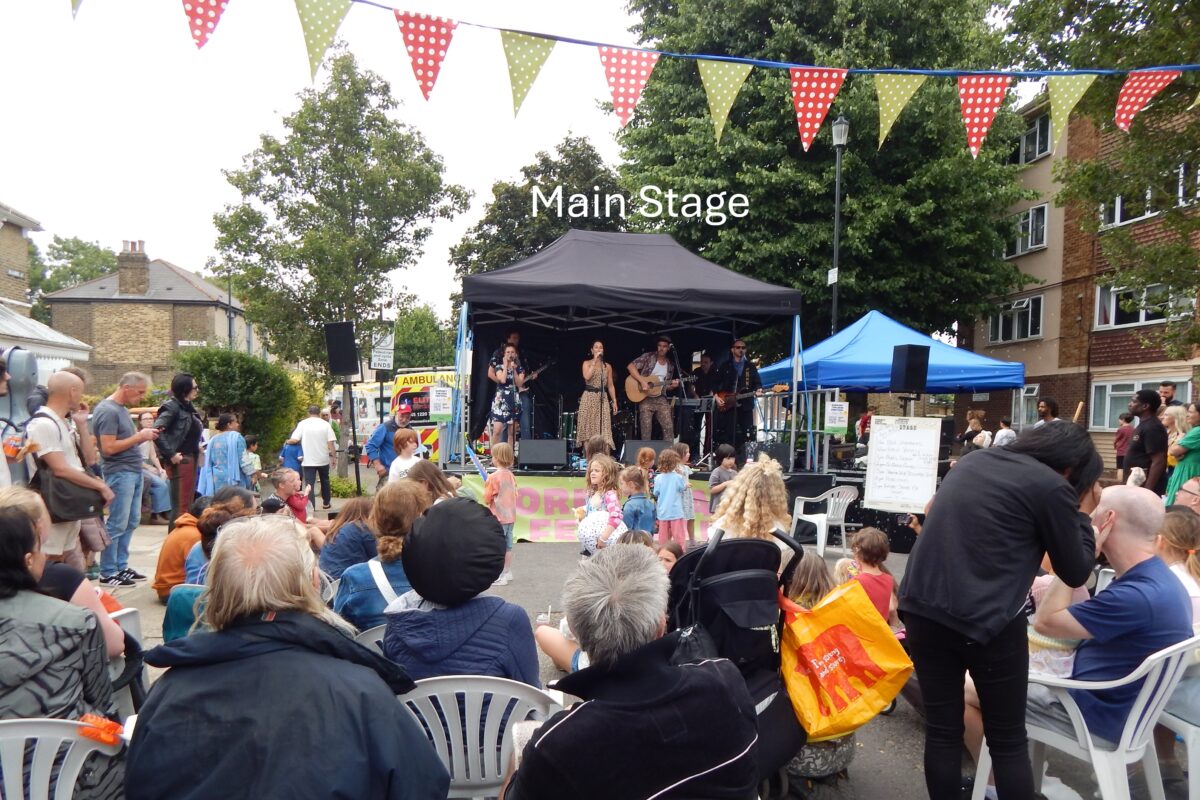 an image of the main stage at Forest Gate Festival